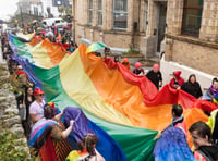 Newquay Pride did not let the damp weather rain on their parade