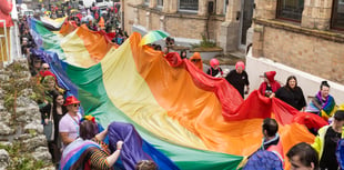 Newquay Pride did not let the damp weather rain on their parade