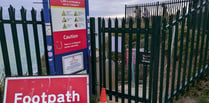 Lockable gate installed at entrance to beach following safety concerns