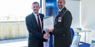 Officer awarded for dedication to duty in corporate manslaughter case