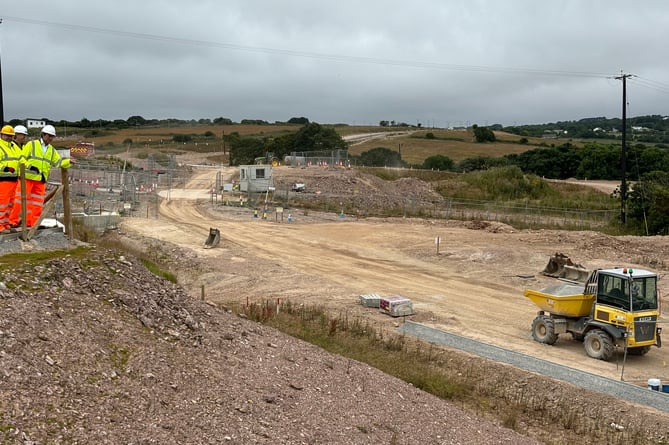 Work being carried out at Langarth, near Truro, by Cormac, one of the businesses operating within the Corserv Group