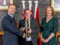 Award for planting hundreds of trees at RAF St Mawgan