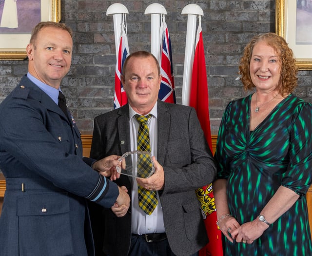 Award for planting hundreds of trees at RAF St Mawgan