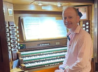 Organist impresses large audience at church recital