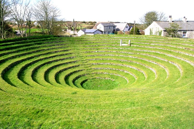 Gwennap Pit, the favourite outdoor preaching place of Methodist founder John Wesley.