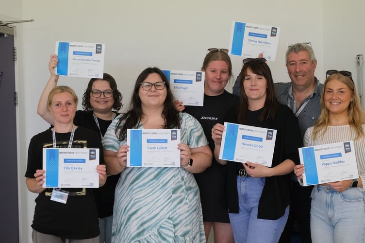 University Centre Truro and Penwith celebrates first cohort of BSc Hons Operating Department Practitioner students.JPG