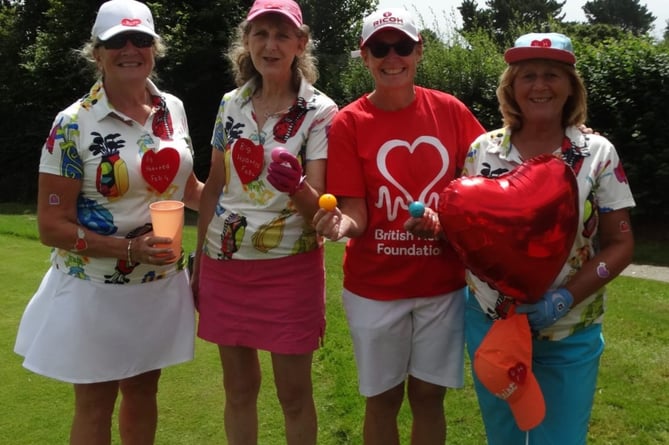 St Mellion Golf Club best dressed lady captain day.