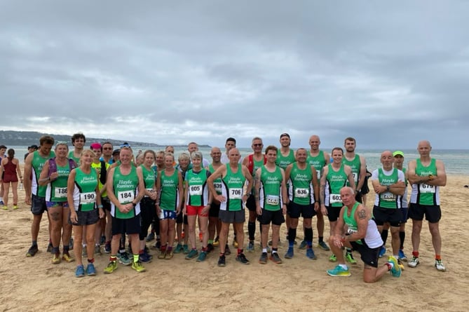 Hayle Runners at the St Ives Bay 10K event. Picture: Hayle Runners