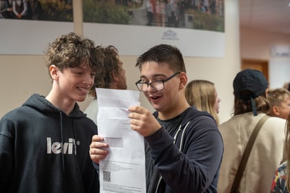 Smiles and tears of joy as Tretherras students learn their GCSE grades