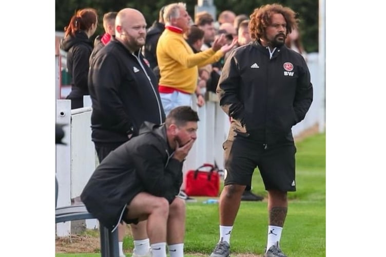 Dobwalls' management team of Adam Castlehouse (seated), Brad Gargett and Ben Washam (right). Picture: Colin Hilton