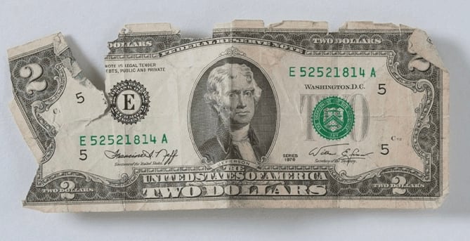 Two-dollar bill 