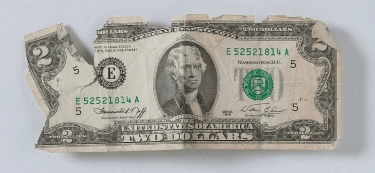 Two-dollar bill 