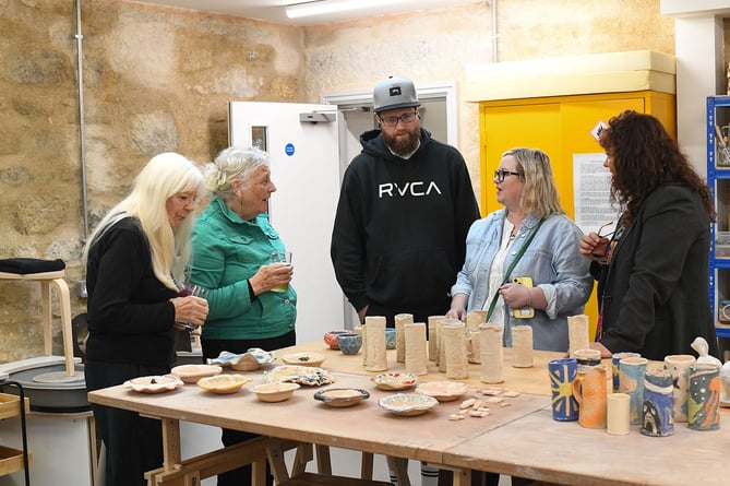 Camborne pottery studio opening 2