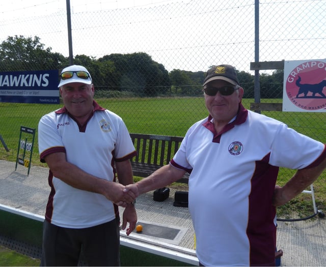 Drama aplenty at Grampound Bowling Club Finals Day