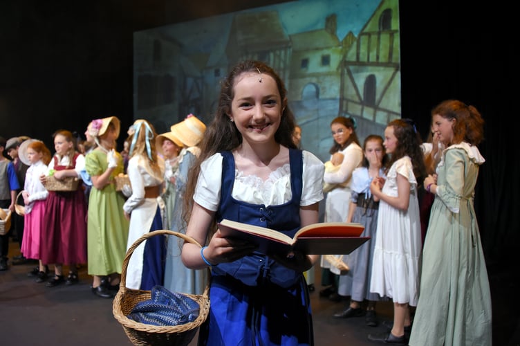 A production of Beauty and the Beast at Truro School