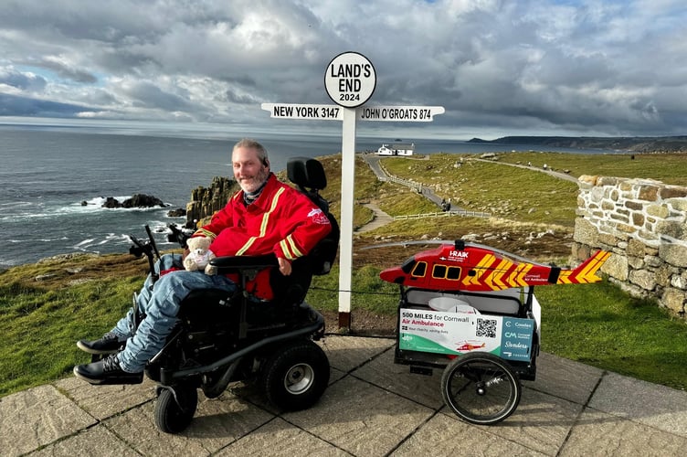 Steven Webb at Land's End on September 16