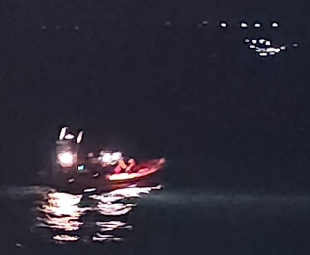 Lifeboat launch following report of missing person 