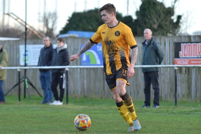 Gary Hird made a goalscoring return to the Torpoint squad on Saturday after rejoining from league rivals St Blazey. Picture: Torpoint Athletic AFC