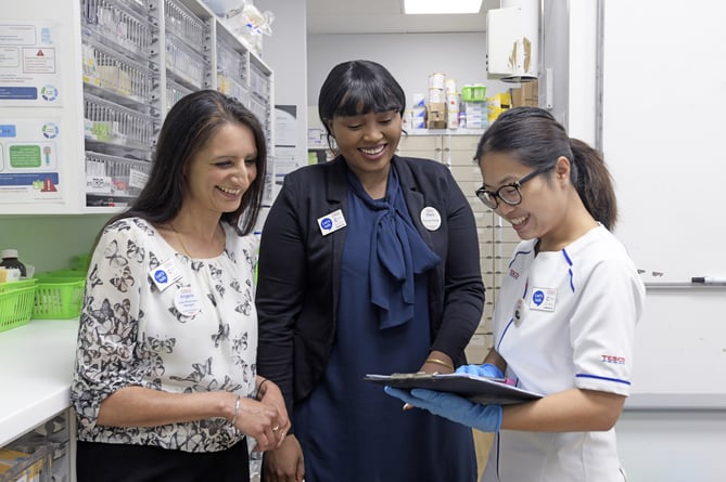 Tesco Pharmacy staff