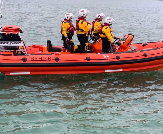 Lifeboat crew launched after personal belongings spotted in the sea