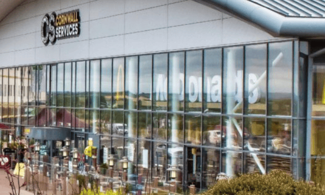 Highest-rated McDonald’s in the UK - Cornwall Services crowned top 