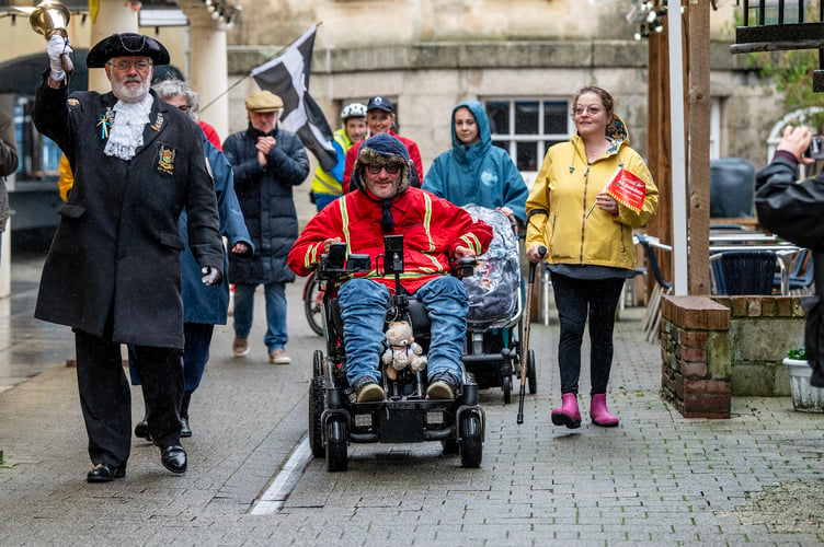 Steven Webb's Cornwall 500 trek comes to an end in Tinner's Court