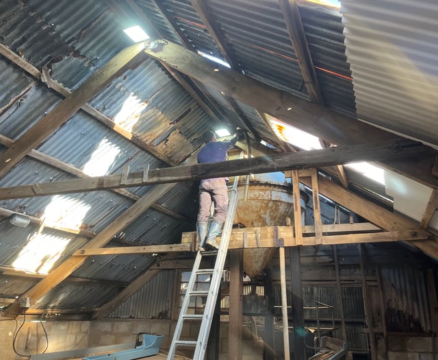 Vital roof repairs completed at Grade II listed tin streaming mill