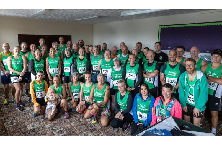 Hayle Runners at the Marazion 10K. Picture: Hayle Runners