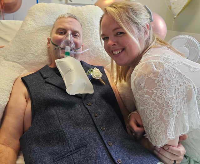 Couple marry in hospital just 48 hours before husband's death