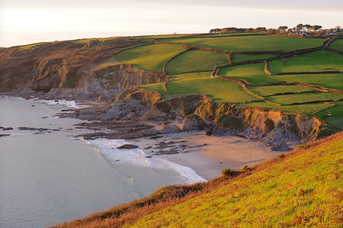 Hemmick Beach, near Dodman Point. Picture: National Trust/Harry Davies