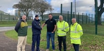 Contractors complete project to replace security fence at Culdrose