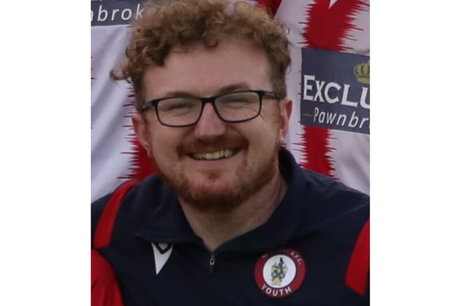 Newquay Thirds boss, Dan Templeton. Picture: Newquay AFC