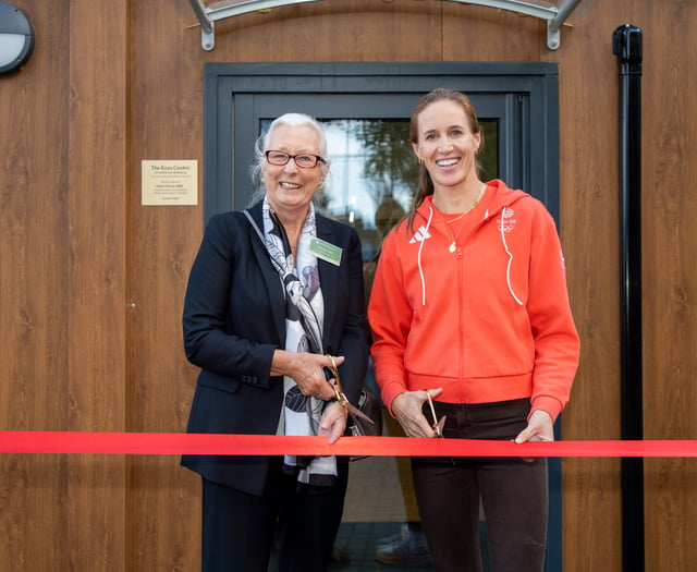 Olympian opens new health centre