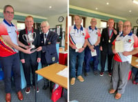 Looe Bowling Club receive Burrows Cup at annual general meeting