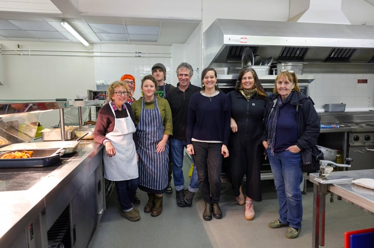 The team at Street Food Project are visited by mayor of Penzance, Stephen Reynolds and councillor Bonnie Jackson. Run by Growing Links CIC, Street Food Project is welcoming some of the communityâs most vulnerable people into its brand new premises at the Safe & Well Hub, the former John Daniel Centre in Heamoor. Growing Links CIC was awarded Â£8,313 of grant funding from Penzance Council to buy and install a commercial kitchen in the building. Photo by Penzance Council.