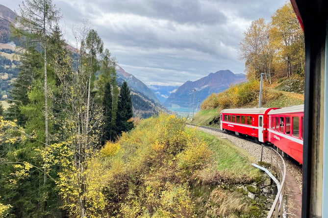 Lizzy Stroud says by taking a long train trip, the journey becomes part of the 