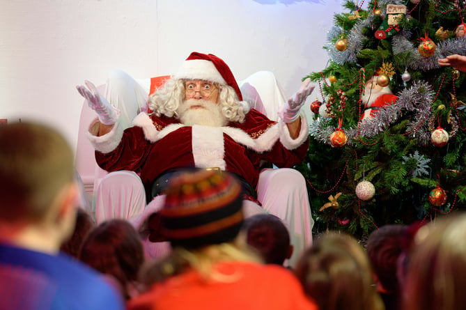 Father Christmas at the Royal Cornwall Museum 