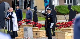 RAF St Mawgan hosts special ceremony to mark Remembrance Day