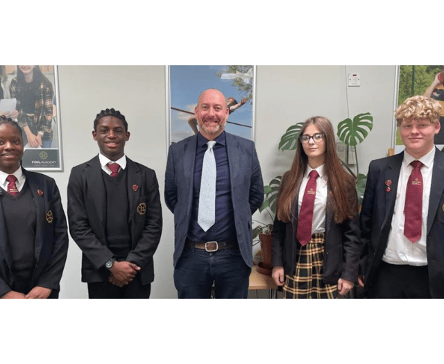 MP visits Pool Academy for thought provoking Q&A session