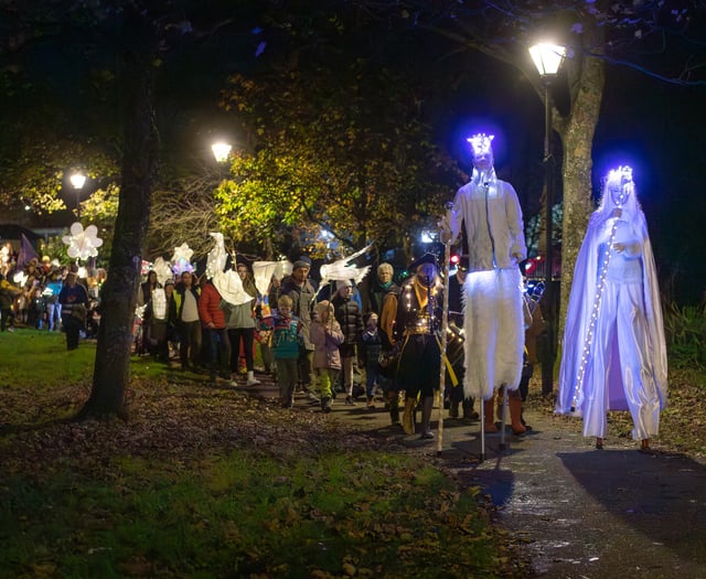 Community spirit shines bright at lantern parade