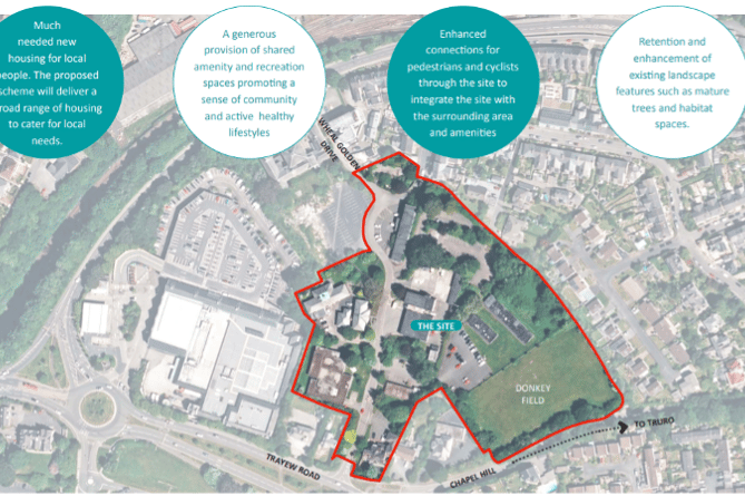 Treveth's plans for the Treyew Road site in Truro