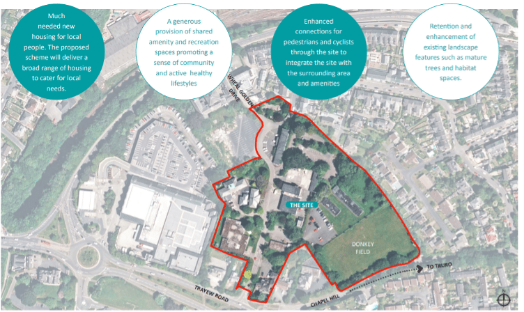 Treveth's plans for the Treyew Road site in Truro