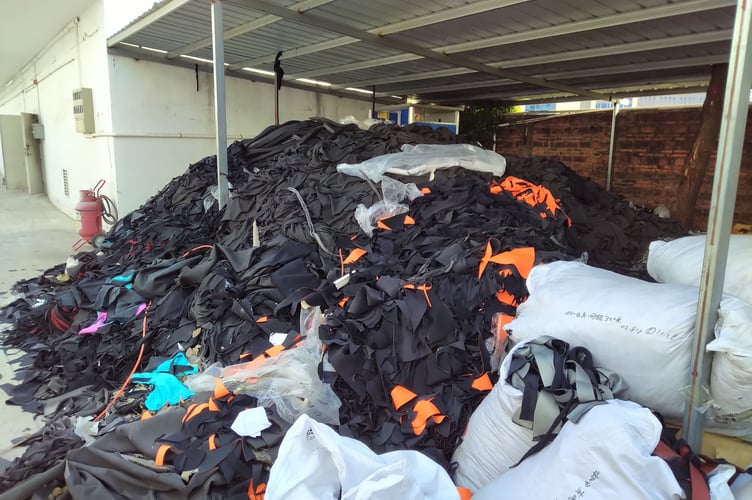 More than 380 tonnes of wetsuits in the UK are either burned or put into landfill sites each year