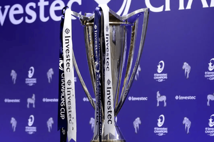 The Investec Champions Cup trophy