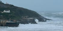 Newquay battered by Storm Darragh