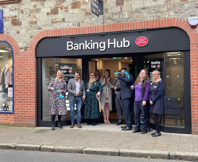 Councillor declares new Post Office Banking Hub fully open 