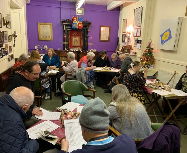 Oddfellows enjoy Christmas Social Evening in Redruth