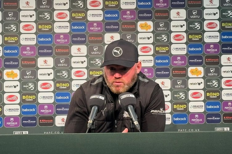 Plymouth Argyle head coach Wayne Rooney 