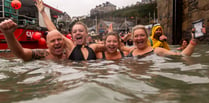 Braa-ave people took part in New Year’s Day dip for charity