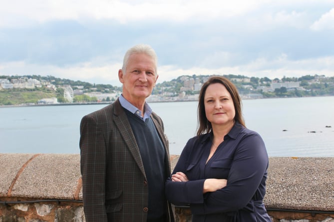 Mark Kingscote with PCC Alison Hernadez